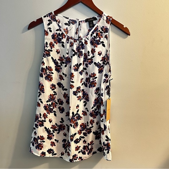 NWT Halogen floral tank top - Picture 2 of 8